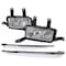 Spec-D Tuning Chevy Suburban Driving Fog Lights W/Chrome Trim+Switch 15-20 LF-TAH15COEM-V2-HZ - alternate 1